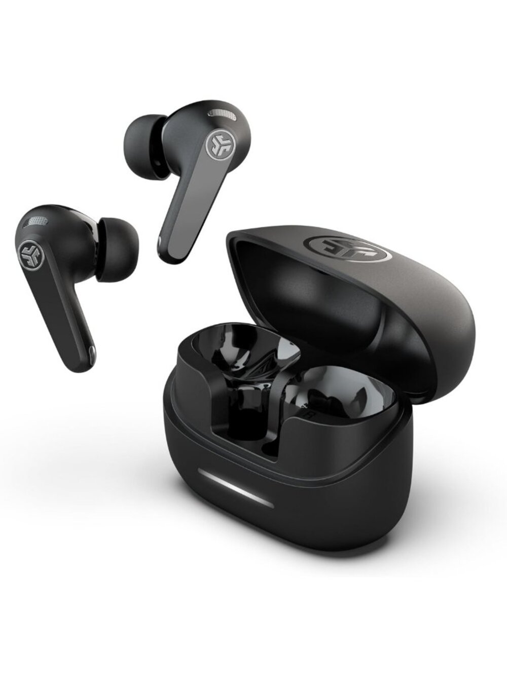 True Wireless Earbuds with Active Noise Cancelling, Bluetooth Multipoint, Black
